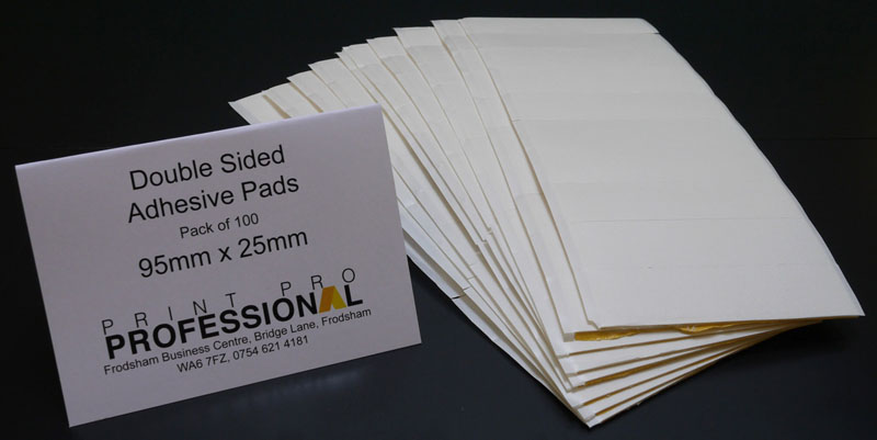 Double Sided Adhesive Pads 95mm x 25mm