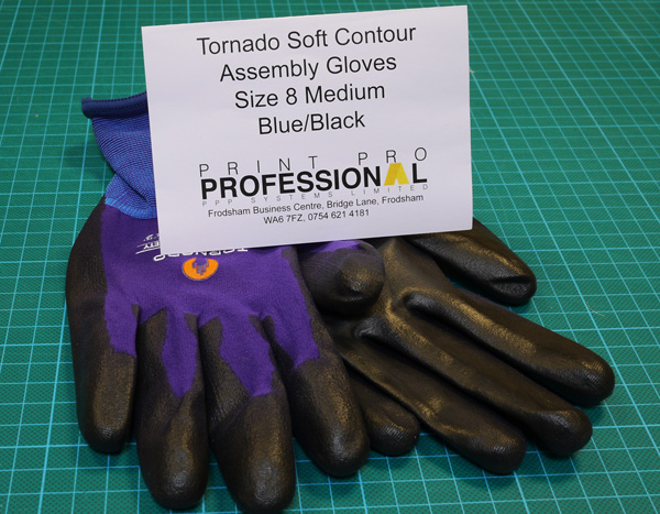 Tornado Soft Contour Assembly Gloves Medium Size 8